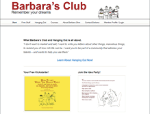 Tablet Screenshot of barbarasclub.com